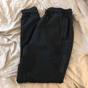 Black gymshark joggers